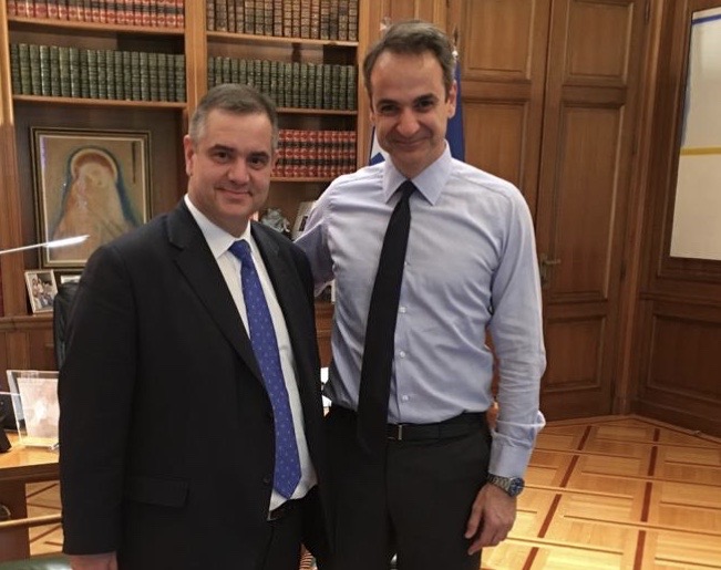 Συνάντηση Μητσοτάκη – Σπανάκη στο Μέγαρο Μαξίμου