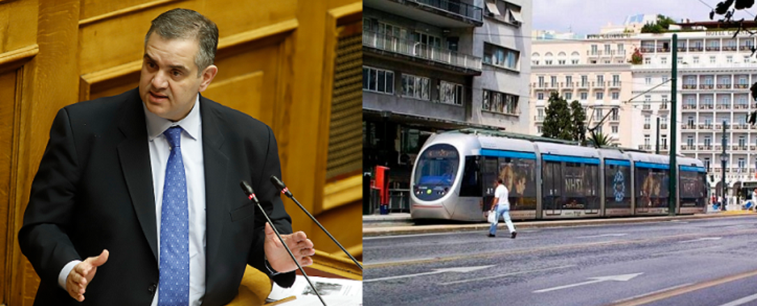 Την άμεση επαναλειτουργία του Τραμ από και προς το Σύνταγμα για την καλύτερη εξυπηρέτηση των Νοτίων Προαστίων ζητάει ο Β.Σπανάκης