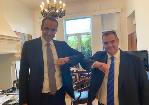 Συνάντηση του Βουλευτή Βασίλη Σπανάκη με τον Γενικό Γραμματέα του Πρωθυπουργού, για τον Νότιο Τομέα της Αθήνας