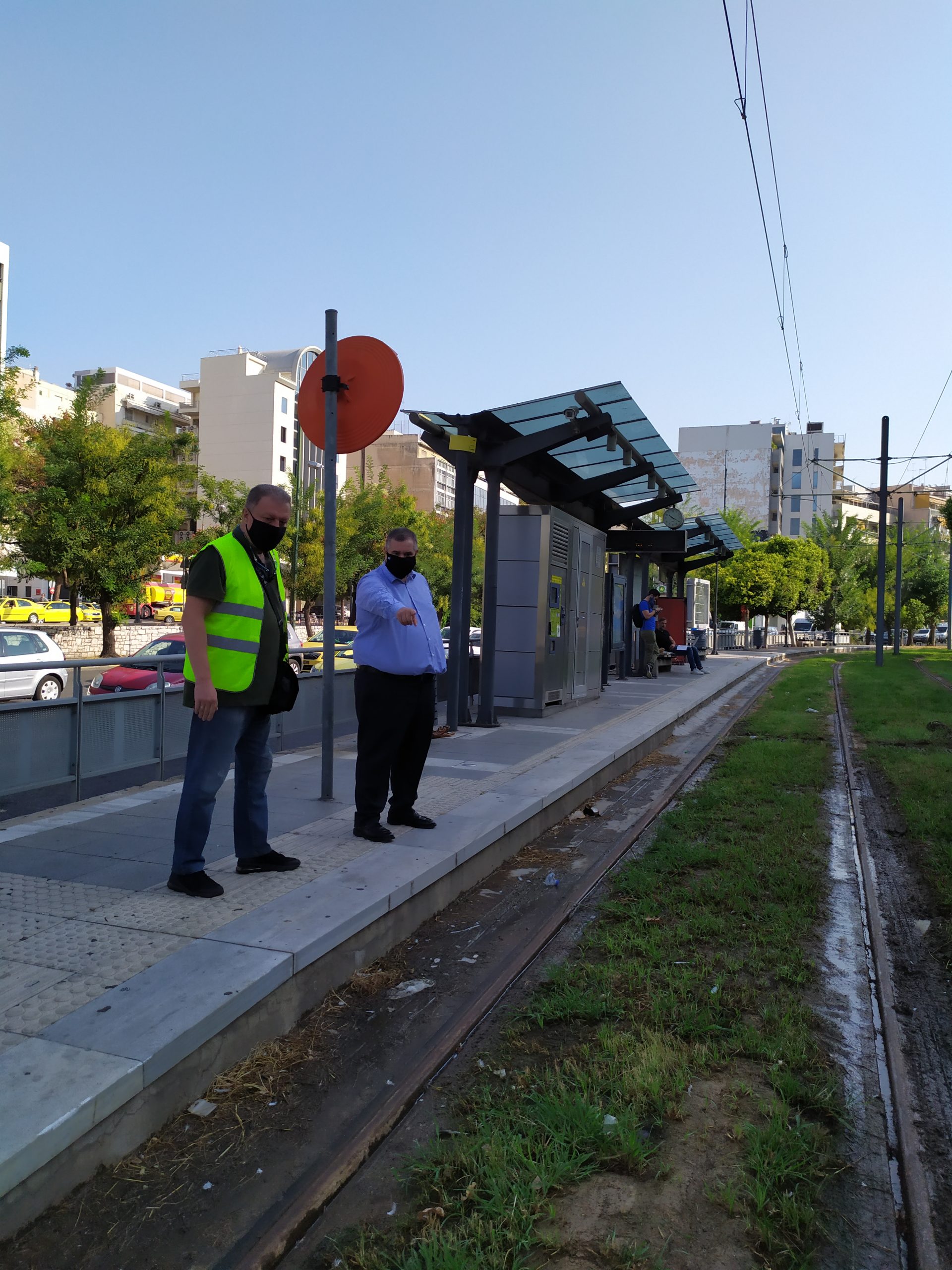 Παρών στα δοκιμαστικά δρομολόγια του Τραμ προς Σύνταγμα ο Βουλευτής Βασίλης Σπανάκης