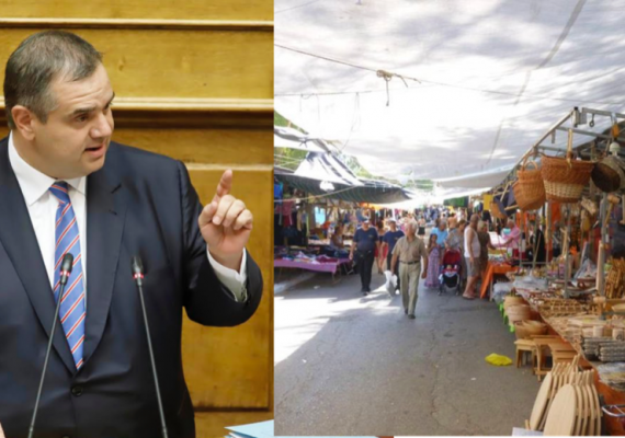 Αντιμετώπιση των προβλημάτων βιοπορισμού των υπαιθρίων εμπόρων που δραστηριοποιούνται στις εμποροπανηγύρεις, ζητάει ο Βουλευτής Βασίλης Σπανάκης