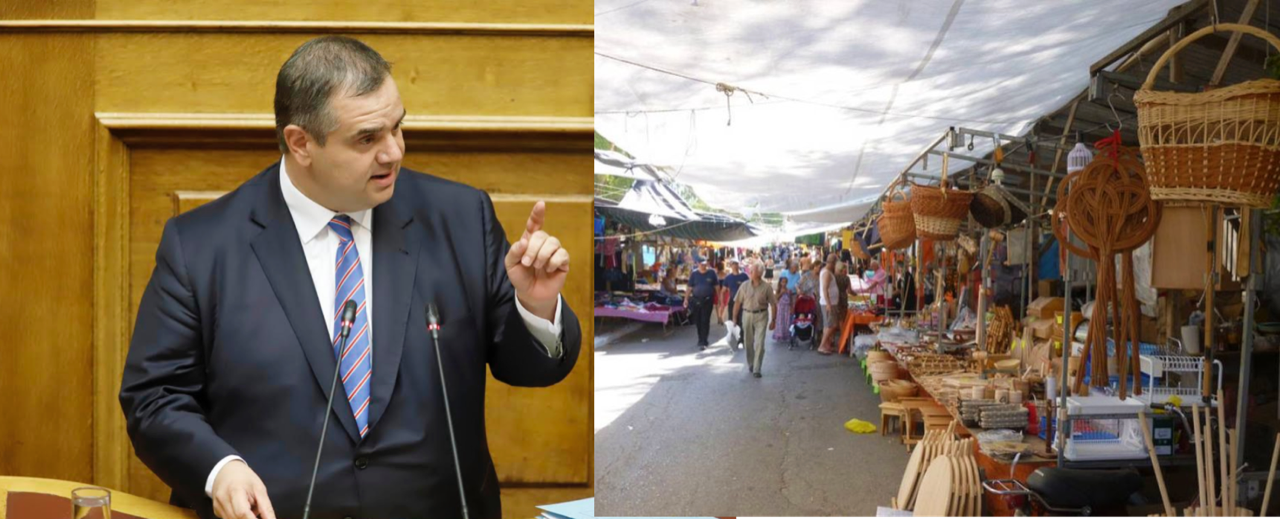 Αντιμετώπιση των προβλημάτων βιοπορισμού των υπαιθρίων εμπόρων που δραστηριοποιούνται στις εμποροπανηγύρεις, ζητάει ο Βουλευτής Βασίλης Σπανάκης