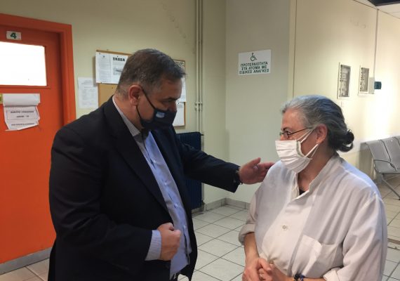 Επίσκεψη του Βουλευτή Βασίλη Σπανάκη σε ΚΥ και ΕΦΚΑ Ζωγράφου