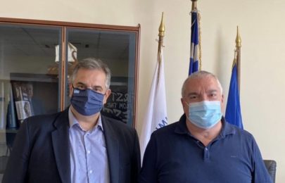 Συνάντηση κ. Σπανάκη με τον Πρύτανη του Πανεπιστημίου Δυτικής Αττικής κ. Παναγιώτη Καλδή