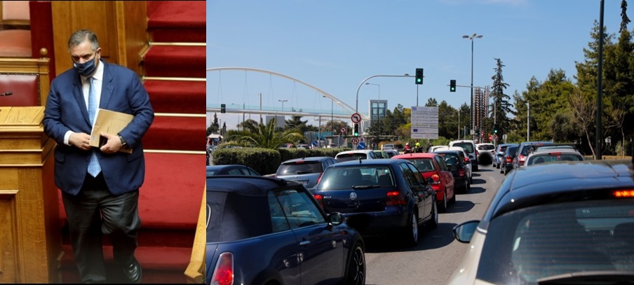 Έκτακτα μέτρα για την αντιμετώπιση του κυκλοφοριακού προβλήματος στο Λεκανοπέδιο Αττικής, ζητάει ο Βουλευτής Β. Σπανάκης