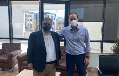 Συνάντηση εργασίας του Βουλευτή Β. Σπανάκη με τον Δήμαρχο Γλυφάδας