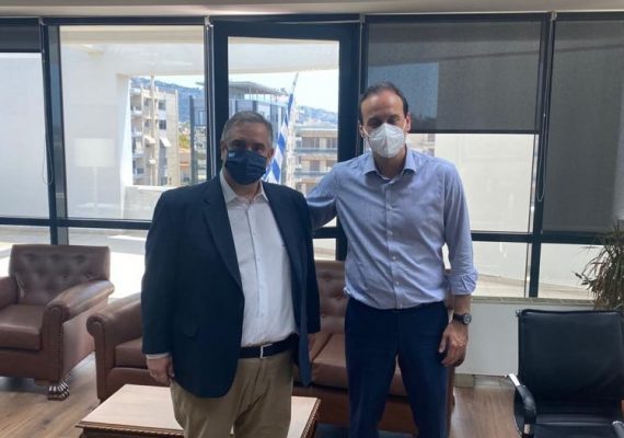 Συνάντηση εργασίας του Βουλευτή Β. Σπανάκη με τον Δήμαρχο Γλυφάδας